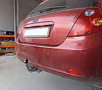 Фаркоп Kia Ceed хетчбек 2006-2012 (Киа Сид) оцинкованный, без снятия бампера