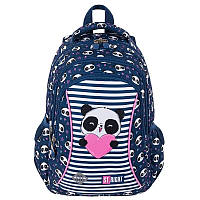 Рюкзак шкільний для 1-3 класів, зріст дитини 115-130 см, бренд ST.RIGHT, модель BP26 Love Panda, синій