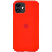 Чохол Silicone Case з закритим низом на Apple iPhone 11 (6.1") (Червоний / Red)