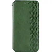 Чохол-книжка GETMAN кубик на Realme 11 4G (Зелений)
