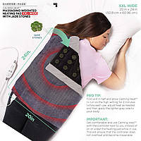 Накидка массажная нагревательная профилактическая Massaging weighted heating pad AOD_858