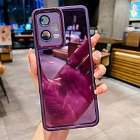 Силіконовий чохол Solid Color із захистом камери Xiaomi Redmi Note 12 5G / Poco X5 5G Violet