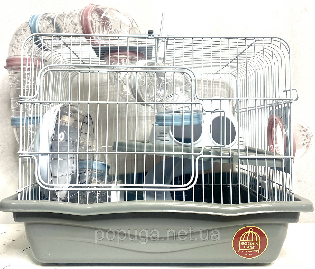 Клітка для хомяка з лабіринтом 36х27х28 см, фото 1