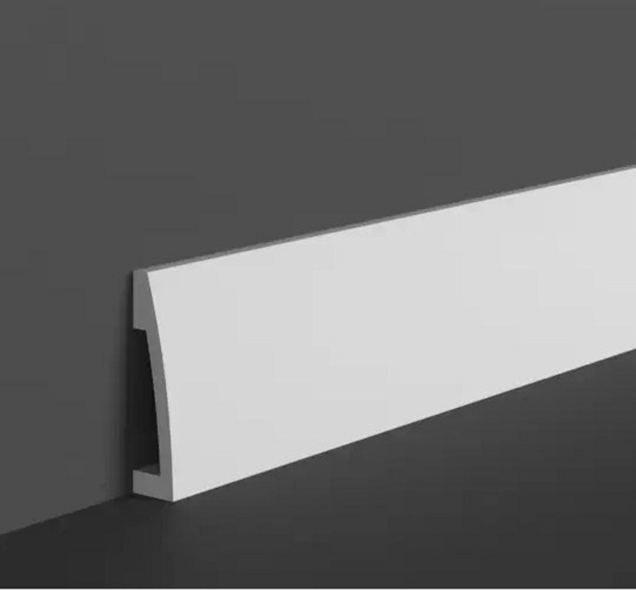 Плінтус дюрополімерний 50х13х2000 Grand Decor HCR 505 молдинг трикутний під фарбування