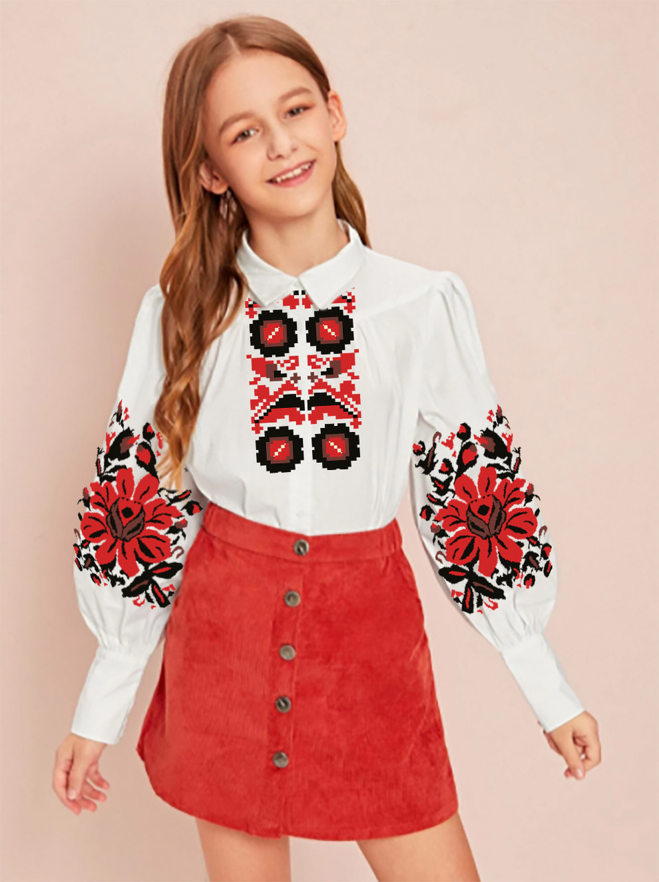 Заготовка вишиванки для дівчинки №  424-БД, фото 1