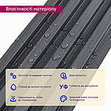 Рейка декоративна WPC стінова 3000х160х23мм Графіт SW-00001529, фото 4