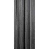 Рейка декоративна WPC стінова 3000х160х23мм Графіт SW-00001529, фото 5