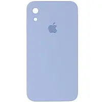 Чохол Silicone Case Square з захистом камери на Apple iPhone XR (6.1") (Блакитний / Mist blue)