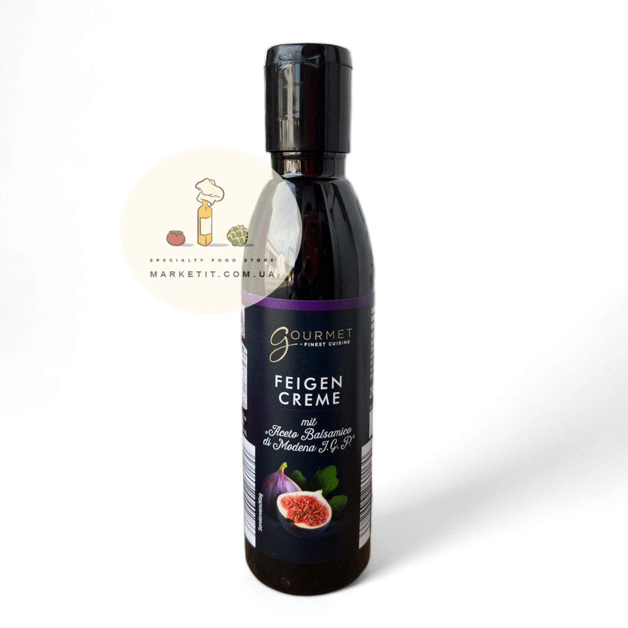 Бальзамічний крем Gourmet Feigen Creme Aceto Balsamico di Modena з інжиром 250 г.