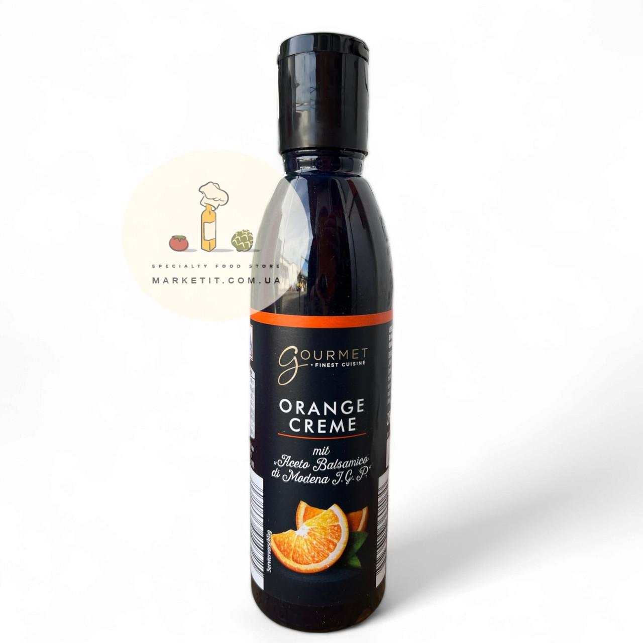 Бальзамічний крем Gourmet Orange Creme Aceto Balsamico di Modena з апельсином 250 г.