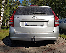 Фаркоп Kia Ceed SW 2006-2012 (Кіа Сід універсал) без підрізання бампера, фото 3
