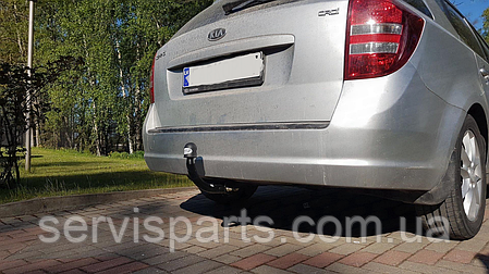 Фаркоп Kia Ceed SW 2006-2012 (Кіа Сід універсал) без підрізання бампера, фото 1