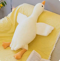 3D Гусь / утка плюшевая игрушка (подушка) 90 см Белый Сувенир подарок Домашняя птица
