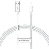 Дата кабель Baseus Superior Series (SUPERVOOC) Fast Charging USB to Type-C 65W 1m (CAYS00090) (White)