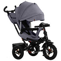 Детский велосипед трехколесный Impulse BabyTilly T-386/2 grey, Серый, Vse-detyam