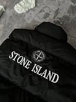 Крутая мужская жилетка Stone Island стон исланд черный мужская безрукавка Stone Island Жилеты Stone Island M