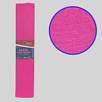 Креп-папір 100%, світло-рожевий 50*200см, 20г/м2