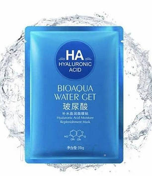Тканинна маска для обличчя Bioaqua HA Hyaluronic Acid Water Get 25 мл