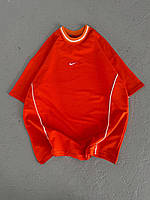 Футболка оверсайз Nike оранжевая | Молодежная повседневная футболка