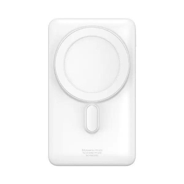 УМБ Павербанк Baseus 10000mAh 20W з Бездротовою Зарядкою Qi 15W Magnetic Bracket 3in1 3A QC3.0+PD3.0 Чорний/Білий