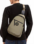 Поясна сумка-слінг U.S. Polo Assn 1159801025 (Зелений, One size), фото 7