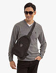 Поясна сумка-слінг U.S. Polo Assn 1159801027 (Чорний, One size), фото 5