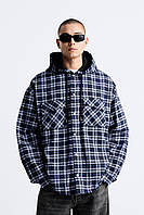 Мужская куртка-рубашка ZARA с капюшоном 1159801073 (Разные цвета, M)