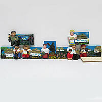 Сувенір керамічний магніт "Українці", mix