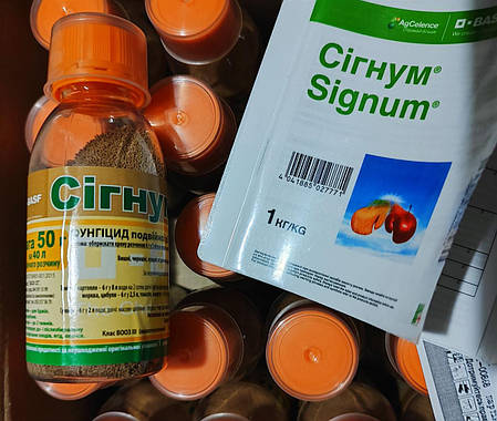 Фунгіцид Сигнум 50 г, Basf, від комплексу хвороб: моноліозу, альтернаріозу, кокомікозу, борошнистої роси, фото 2