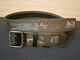 Ремінь офіцерський польовий Combat Cordura піксель 110 см, фото 4