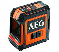 Нівелір лазерний AEG; дальність- 15 м, точність- 0,3 мм/1м, гориз. і вертик. червоні промені Zruchno та Економно