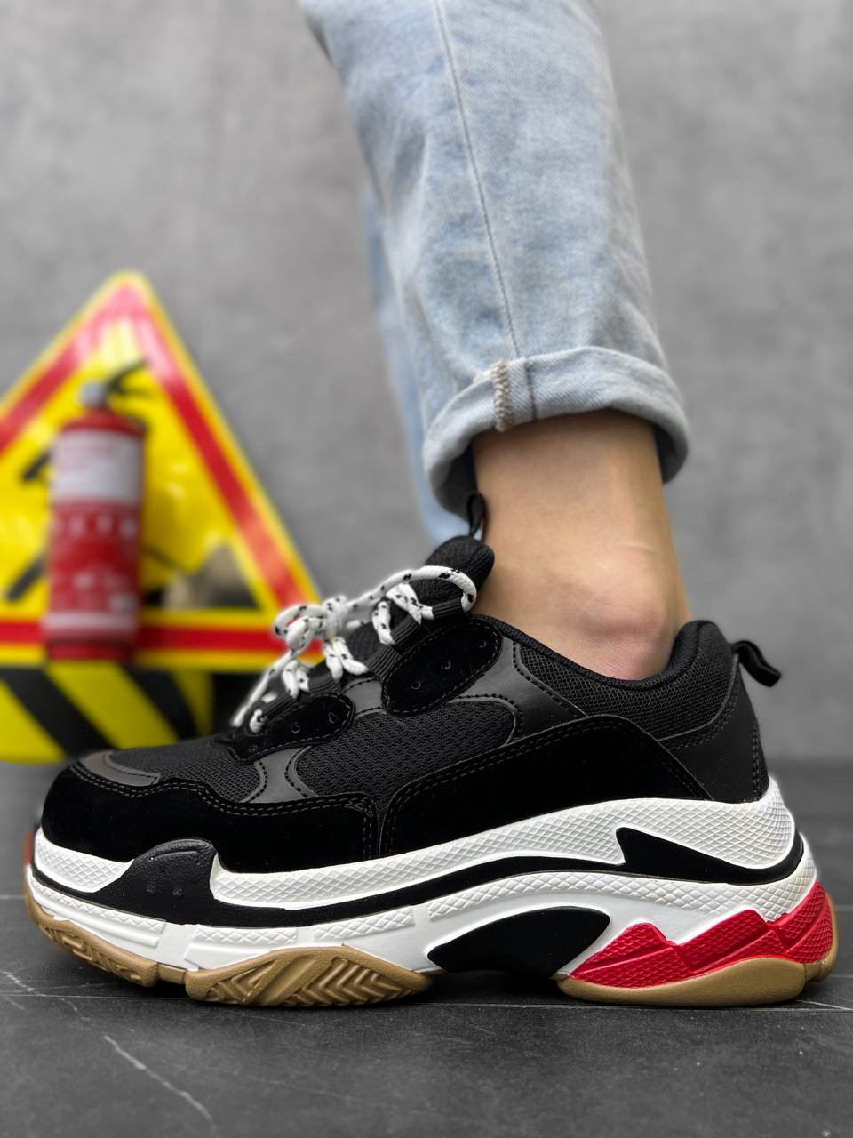 Розпродаж Жіночі Кросівки під balenciaga triple s (36-40 розмір) black