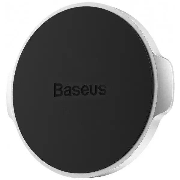 Автомобільний тримач для телефону Baseus Small Ears Magnetic Flat Type Магнітний тримач в авто (SUER-C0S) Silver