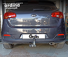 Фаркоп Kia Ceed JD хетчбек 2012-2018 (Кіа Сід) оцинкований, без підрізання бампера, фото 6