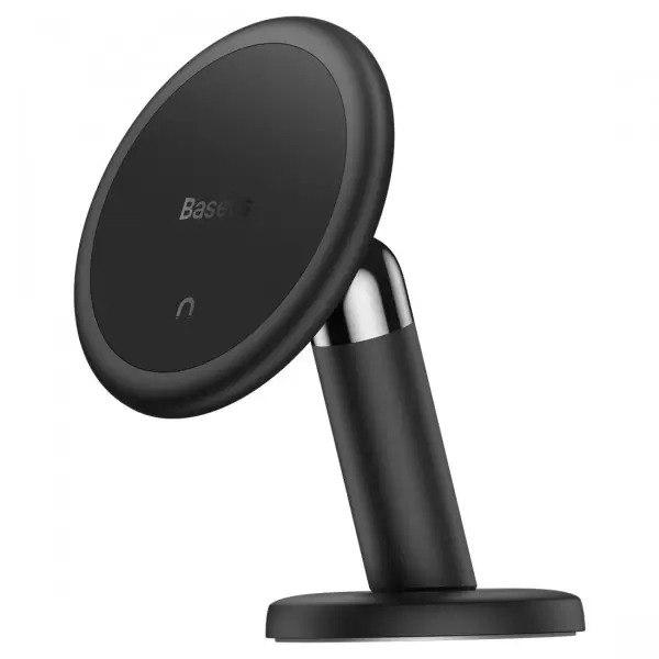 Автотримач для телефону Baseus C01 Magnetic Phone Holder Магнітний тримач у авто (SUCC000001) Black
