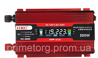 Автомобильный инвертор 500W KC-500D +LCD 12V 3738 - 11045 «H-s»