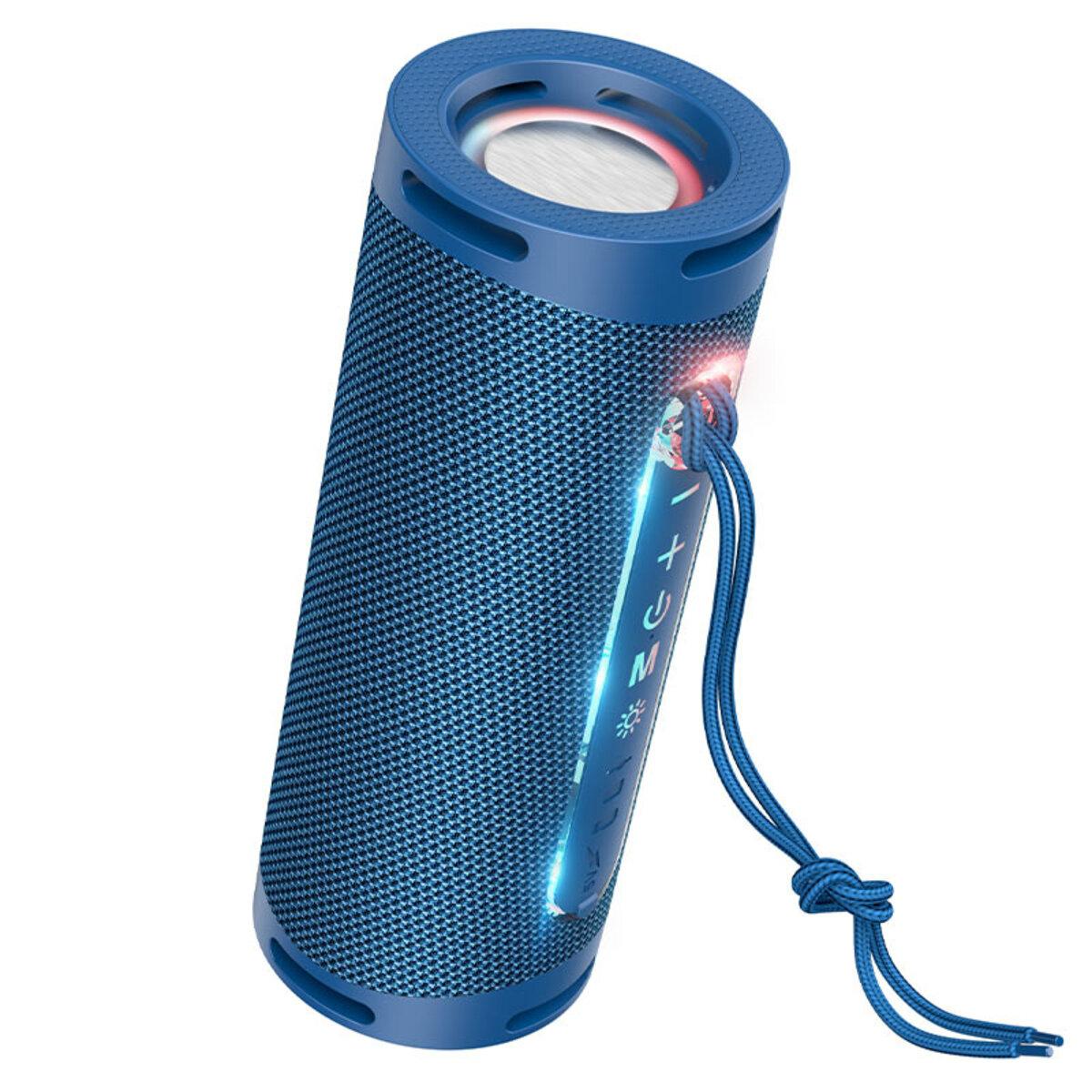 Портативна Bluetooth колонка з LED-підсвічуванням HOCO BS40 Desire Song Sports Wireless Speaker Безпровідна колонка Blue