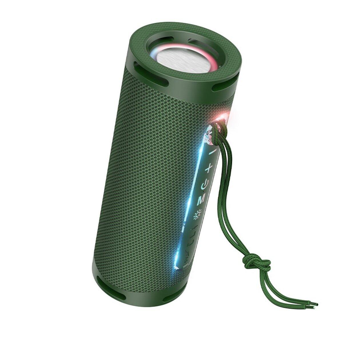 Портативна Bluetooth колонка з LED-підсвічуванням HOCO BS40 Desire Song Sports Wireless Speaker Безпровідна колонка Dark Green