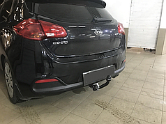 Фаркоп Kia Ceed JD хетчбек 2012-2018 (Кіа Сід) без підрізання бампера