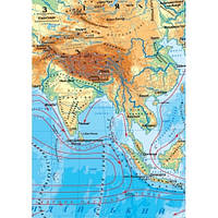 Світ. Фізична карта, м-б 1:22 000 000 (на картоні). Картографія