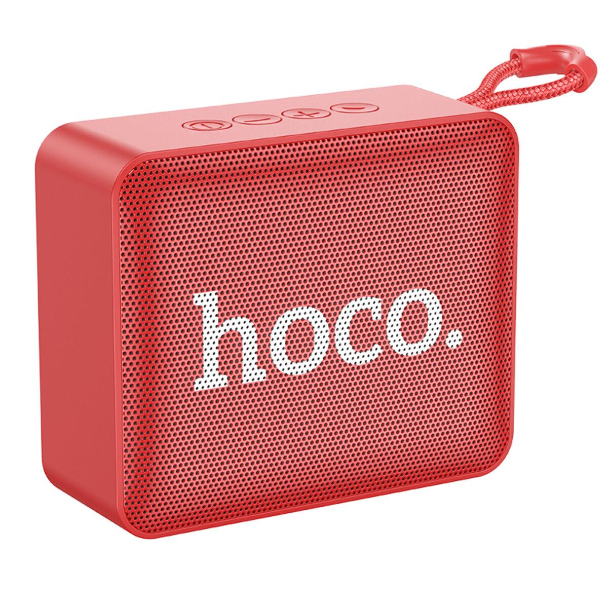 Портативна Bluetooth колонка HOCO BS51 Gold Brick Sports BT Speaker Бездротова колонка Red