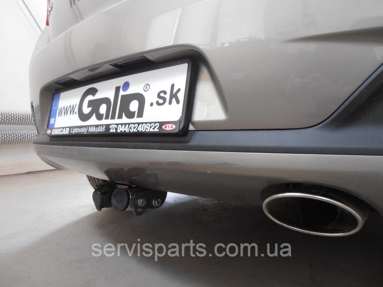 Фаркоп Kia Ceed JD хетчбек 2012-2018 (Кіа Сід) автомат на ручці