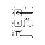Ручка Colombo RoboquattroS ID 51 мат хром R ф/з, фото 6