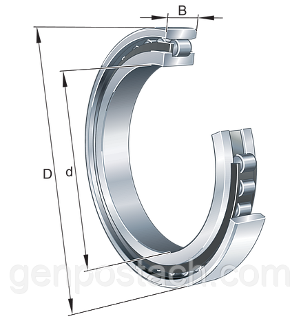 Підшипник 2318 (N 318)  DPI/КИТАЙ, фото 2