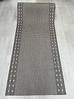 100см Безворсовые дорожки на резиновой основе Karat carpe flex Рогожки Моющийся ковер на кухню Латексные ковры