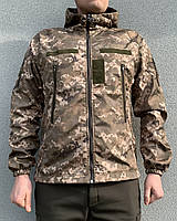Тактическая Куртка пиксель водоотталкивающая Дюспо