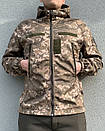 Тактична Куртка піксель водовідштовхувальна Дюспо, фото 2