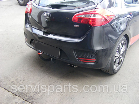 Фаркоп Kia Ceed JD хетчбек 2012-2018 (Кіа Сід) польський, гак на болтах, фото 1