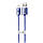 Кабель для айфона з швидкою зарядкою Baseus 2m Crystal Shine Series USB For Lightning 2.4А (Apple) (CAJY000105) Фіолетовий, фото 5