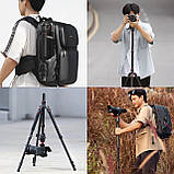 Штатив алюмінієвий і монопод зі швидкознімною платформою Claw 60-177см Ulanzi TT31, фото 3